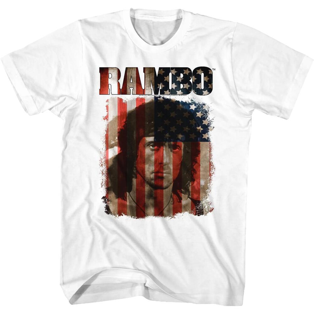 Stars And Stripes Rambo Tshirt
